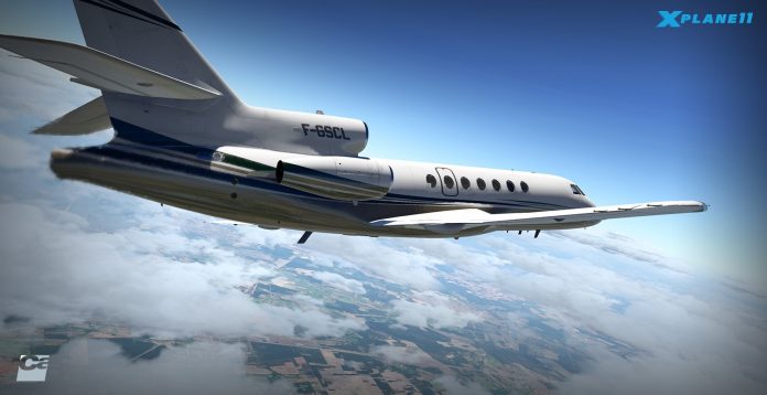 Carenado dévoile leur Falcon 50 pour X-Plane