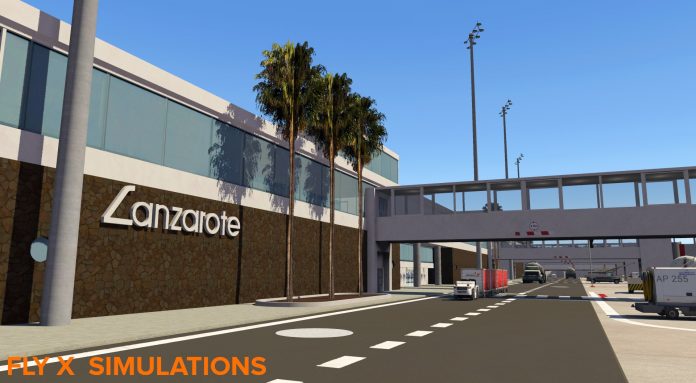 La scène de Lanzarote (GCRR) par FLY X Simulations disponible gratuitement