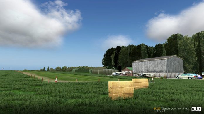 Orbx propose une nouvelle scène gratuite pour X-Plane 11 : Clench Common Field (EG20)