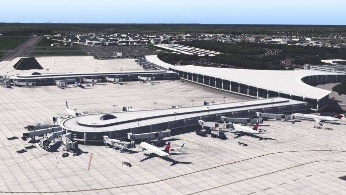 Verticalsim Studios propose l'aéroport international de Louis Armstrong pour X-Plane 11