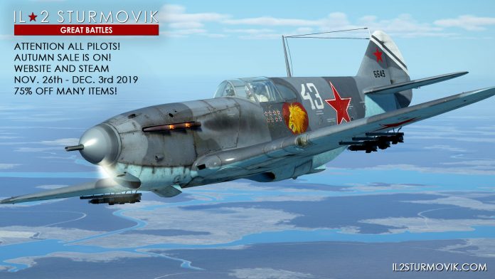 Les soldes commencent pour la franchise IL-2 Sturmovik : Great Battles series