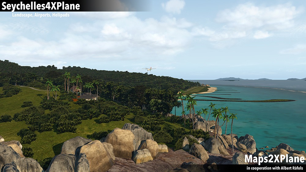 La scène des Seychelles est disponible pour X-Plane 11