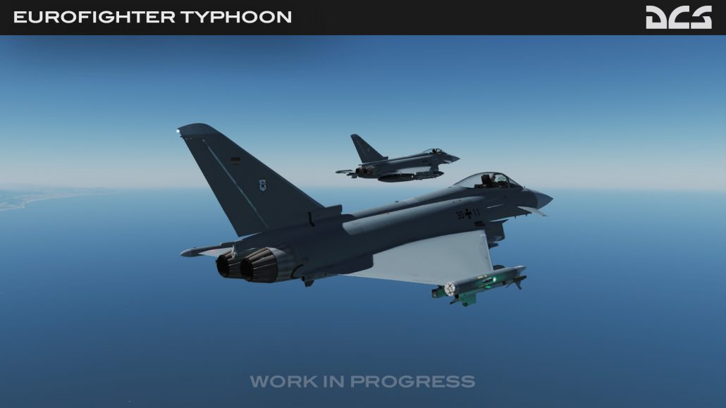 Bientôt un Eurofighter Typhoon dans DCS World