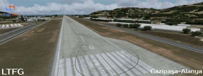 L'aéroport Gazipaşa-Alanya par JustSim disponible pour Prepar3D
