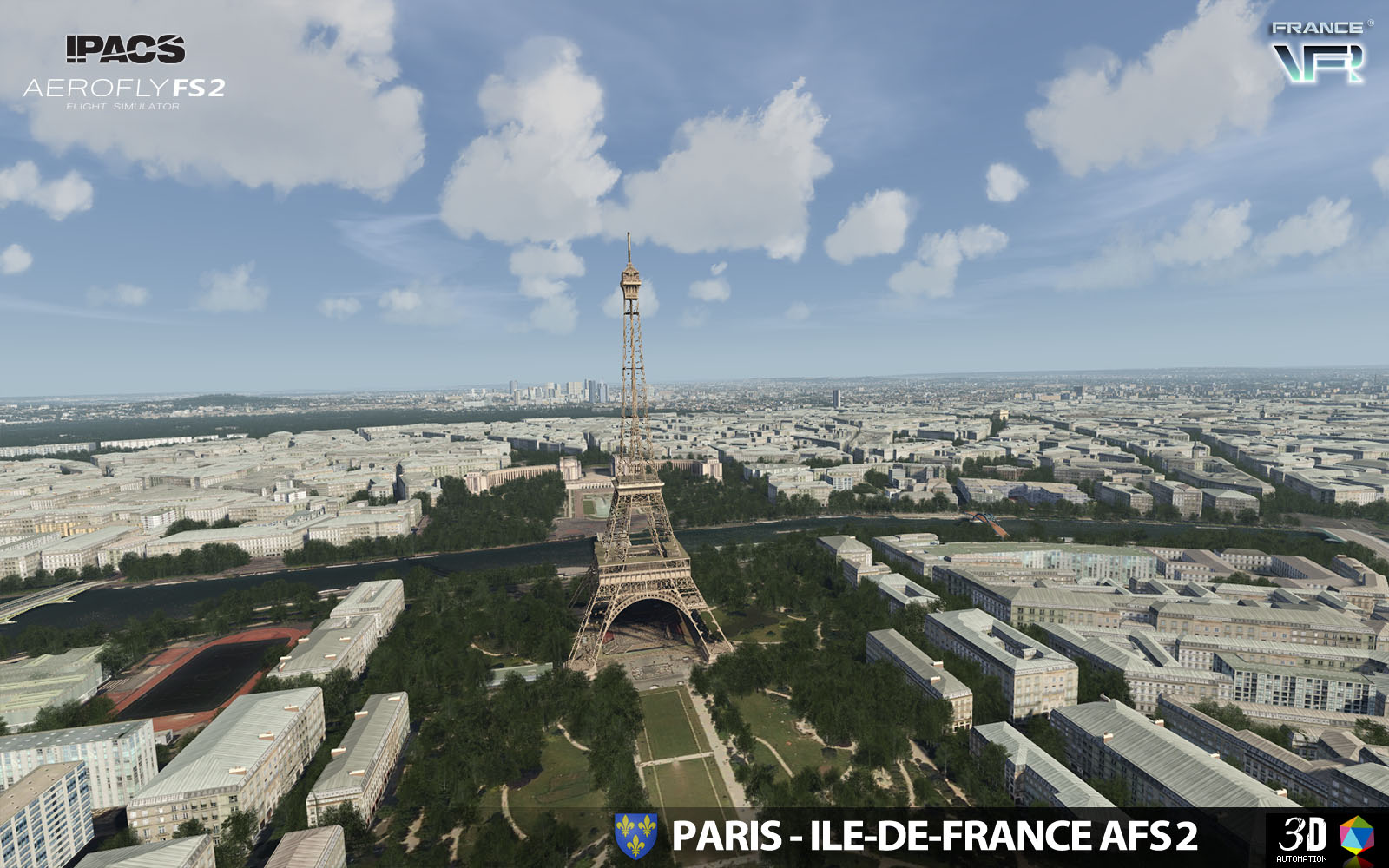 Paris Ile de France VFR disponible pour Aerofly FS 2