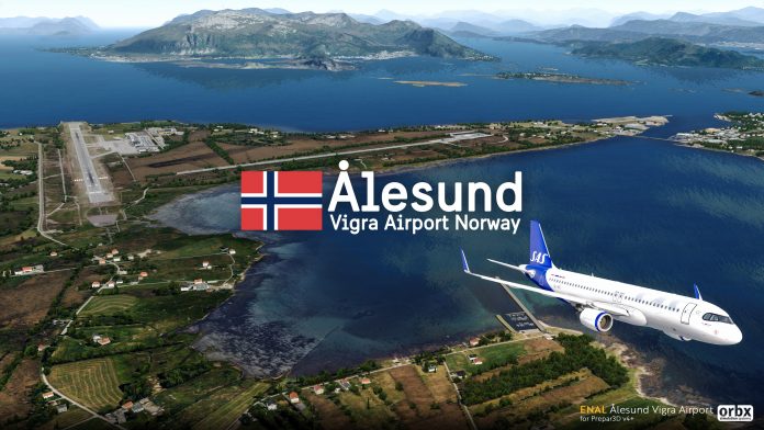 ENAL Ålesund Vigra Airport d'Orbx pour Prepar3D est disponible