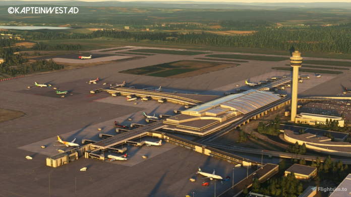 Découverte Aéroport d'Oslo dans Microsoft Flight Simulator disponible gratuitement