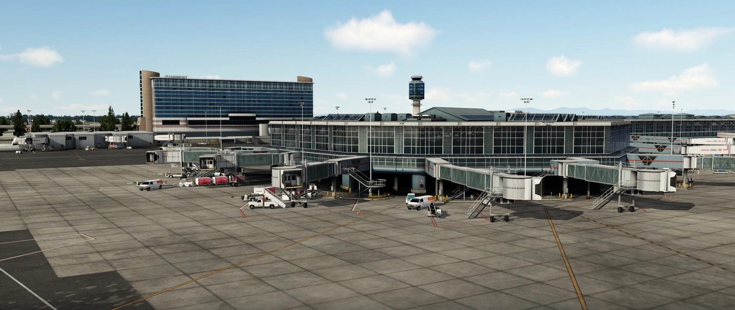L'aéroport international de Vancouver par FSimStudios est disponible pour Prepar3D
